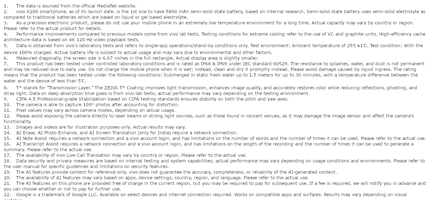 Vivo X200 5G (Cosmos Black, 12GB, 256GB)