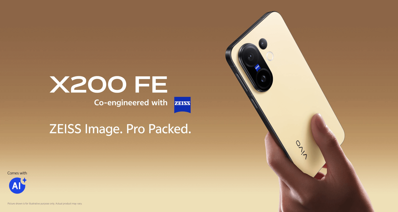 Vivo X200 FE (Amber Yellow, 16GB, 512GB)