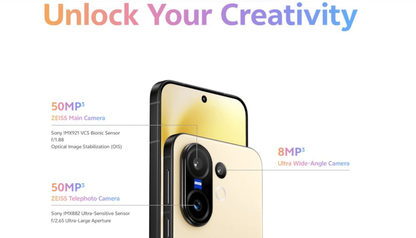 Vivo X200 FE (Amber Yellow, 16GB, 512GB)