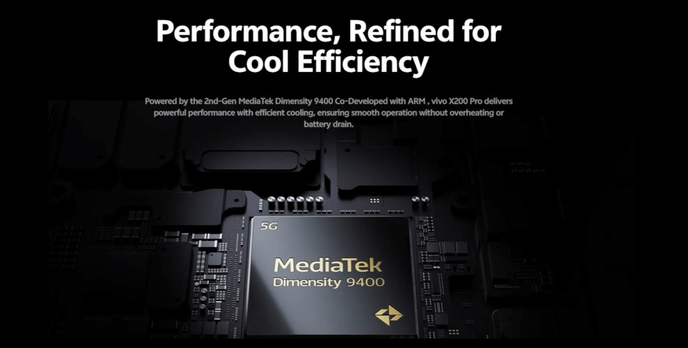 Vivo X200 Pro 5G (Titanium Gray, 16GB, 512GB)