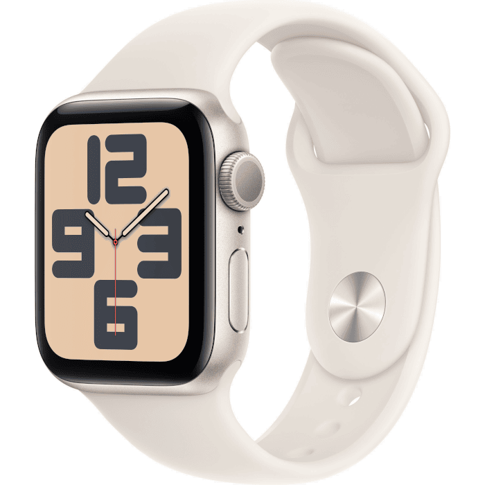 Apple Watch SE (Starlight, 40mm, Starlight, Sport Band, SM, GPS)