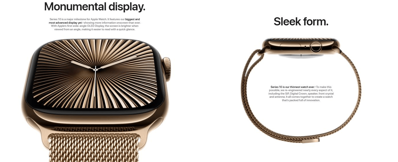 Watch Series 10 (Titanium,  Natural, 42mm, Natural, Milanese loop, GPS + Cellular)