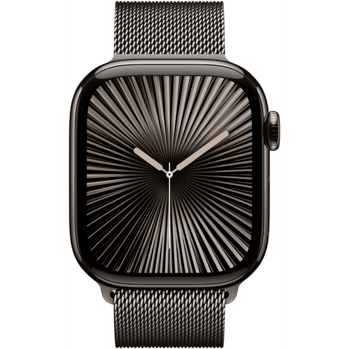 Watch Series 10 (Titanium, Slate, 42mm, Slate, Milanese loop, GPS + Cellular)