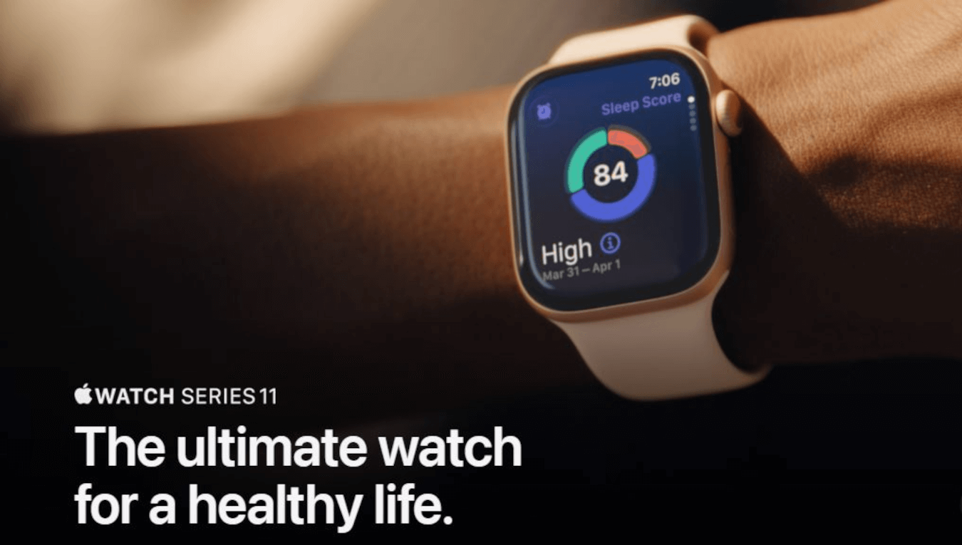 Watch Series 11 Aluminium (42mm, Rose Gold, GPS + Cellular, S/M)