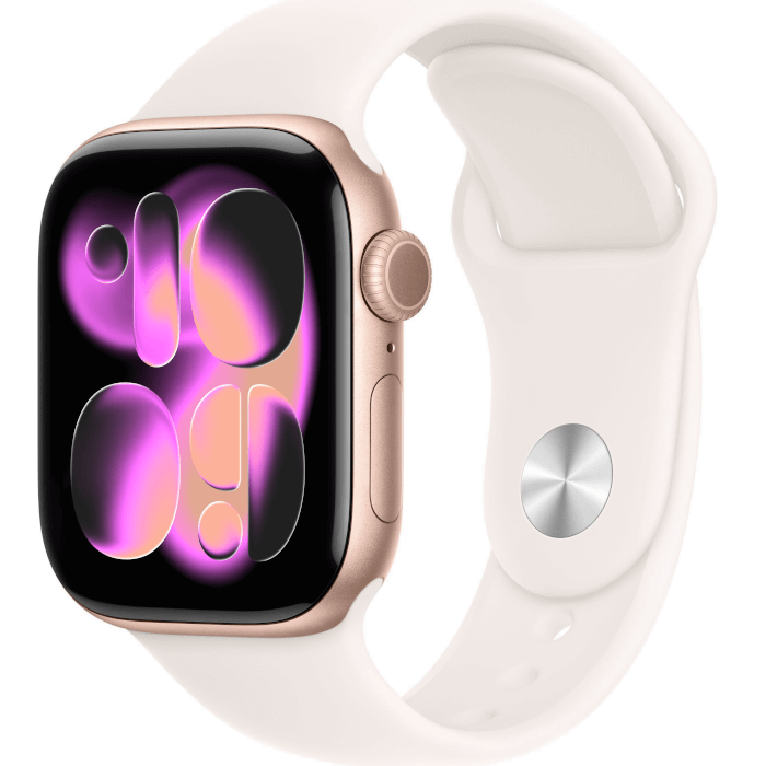 Apple Watch Series 11 Aluminium (42mm, Rose Gold, GPS, S/M)