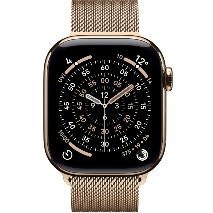 Watch Series 11 Titanium (42mm, Gold, Milanese Loop, Gold, GPS + Cellular, OS)