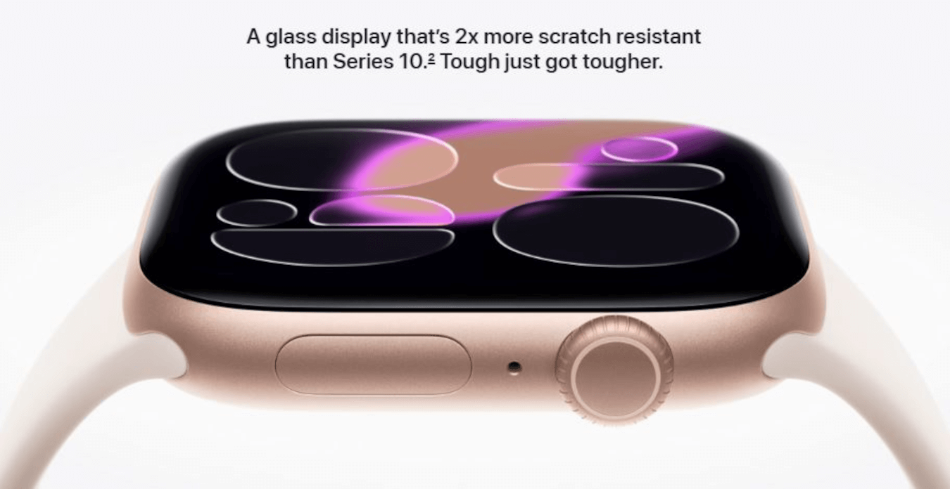 Watch Series 11 Titanium (42mm, Gold, Sport Band, Light Blush, GPS + Cellular, M/L)