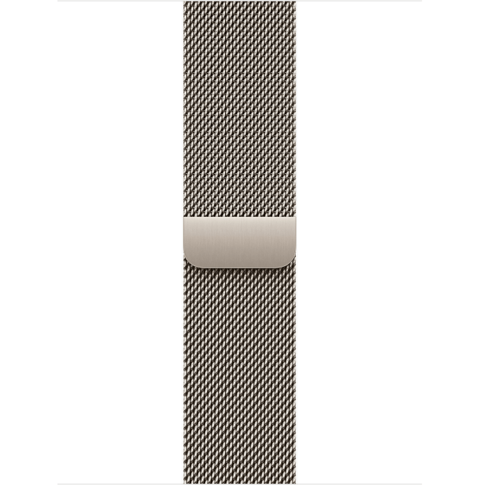 Watch Series 11 Titanium (42mm, Natural, Milanese Loop, Stone Grey, GPS + Cellular, OS)