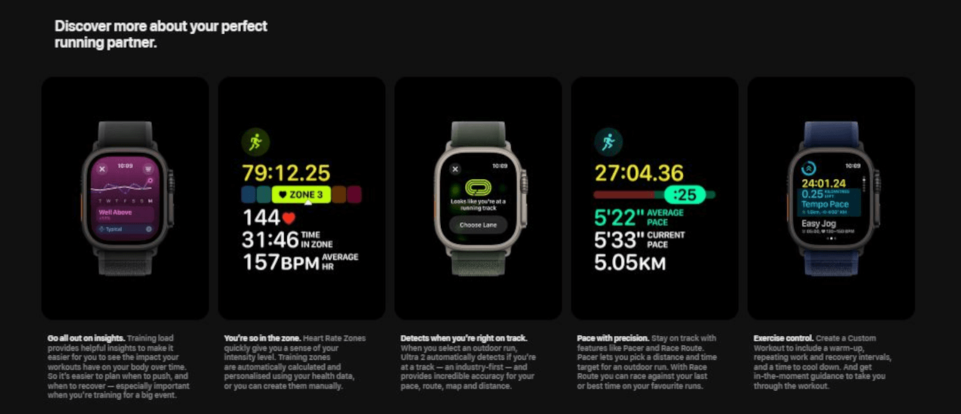 Watch Ultra 2 (Titanium, Black, 49mm, Black, Milanese loop, M, GPS + Cellular)