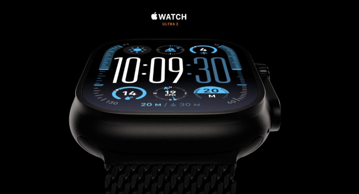 Watch Ultra 2 (Titanium, Black, 49mm, Black, Milanese loop, S, GPS + Cellular)