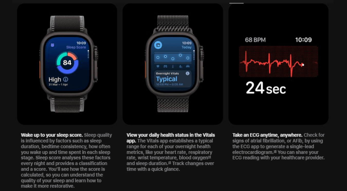 Watch Ultra 3 (49mm, Black, Trail Loop, Black/Charcoal, M/L)