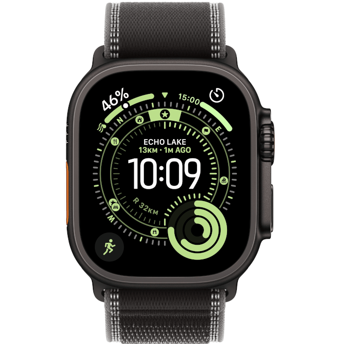 Watch Ultra 3 (49mm, Black, Trail Loop, Black/Charcoal, S/M)
