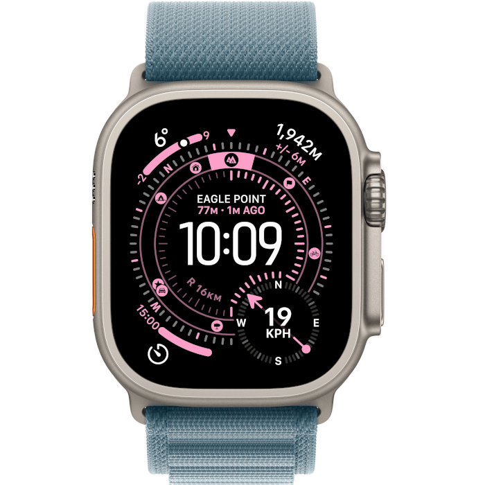 Watch Ultra 3 (49mm, Natural, Alpine Loop, Light Blue, M)