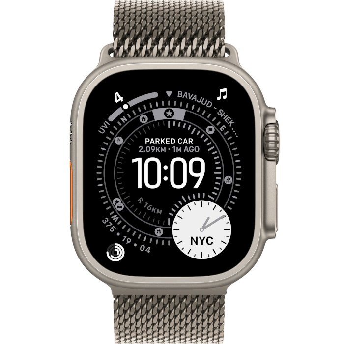 Watch Ultra 3 (49mm, Natural, Titanium Milanese Loop, Natural, S)
