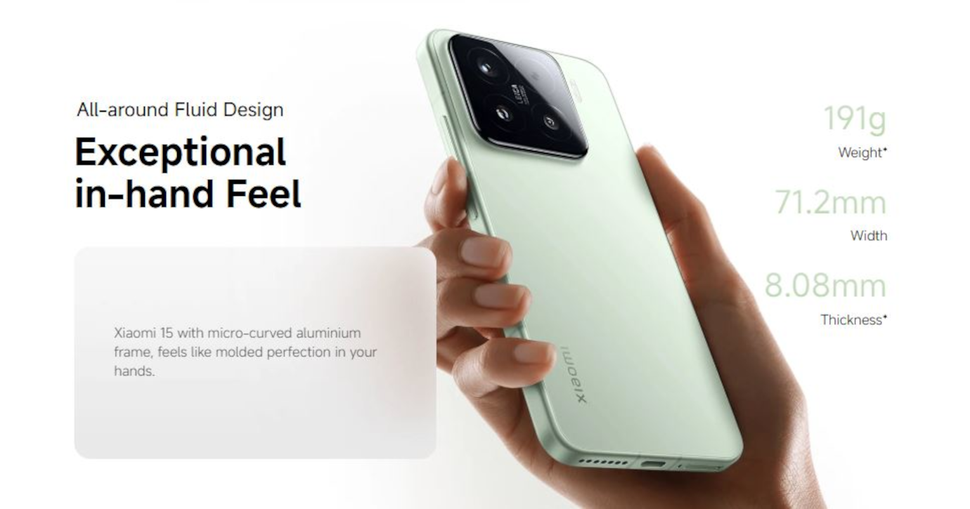 Xiaomi 15 (White, 12GB, 512GB)